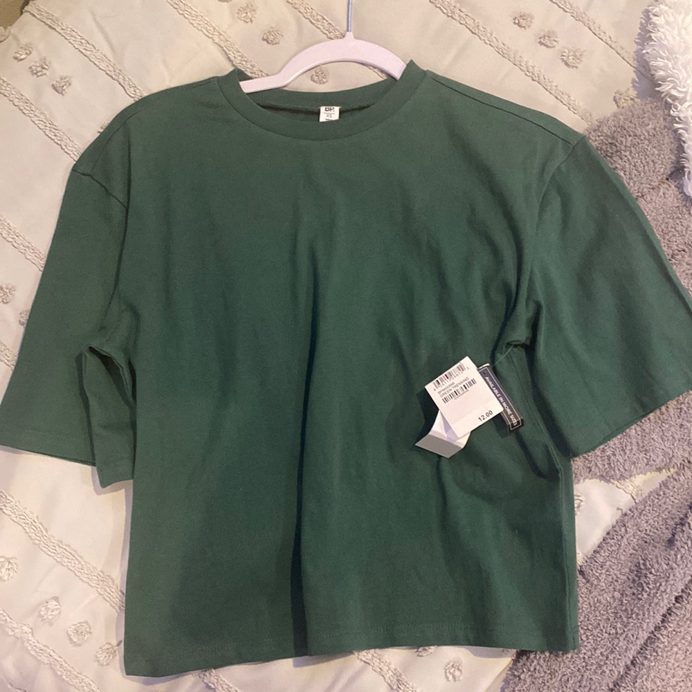 Green Crop Top